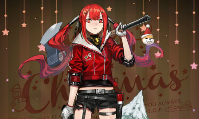 《少女前線》CZ-75圣誕裝扮“凜冬采集者”立繪一覽