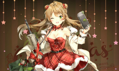 《少女前線》RFB圣誕裝扮“RFB偷走圣誕節”立繪一覽