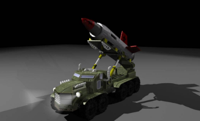 《紅色警戒3》單位介紹—V4火箭發射車