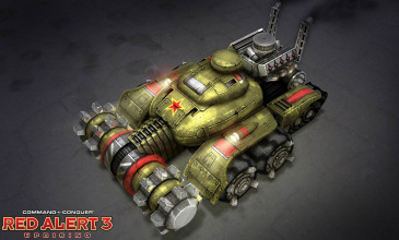 《紅色警戒3》單位介紹—鐵錘坦克