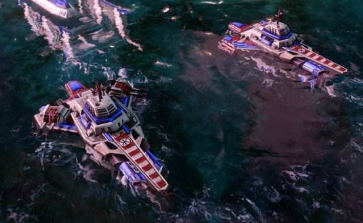 《紅色警戒3》單位介紹—薙刀巡洋艦