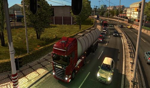 《歐洲卡車模擬2》方向盤180度設置圖文教程