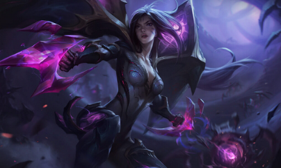 《LOL》彈幕天使 卡莎炫彩皮膚