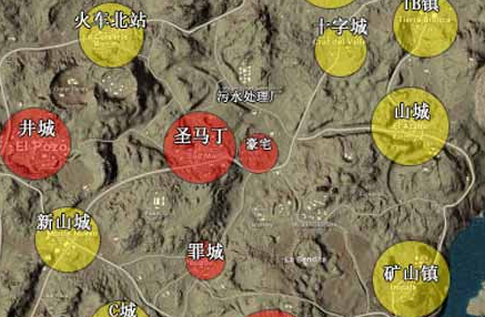 《絕地求生：全軍出擊》沙漠資源分布一覽