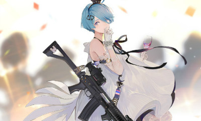 《少女前線》Zas M21二周年裝扮“白棋皇后”立繪一覽