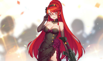 《少女前線》EVO3二周年裝扮“白夜星語”立繪一覽