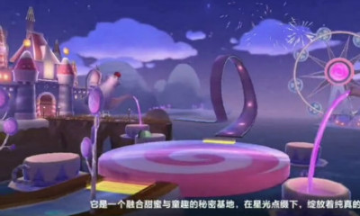 《QQ飛車》手游賽道糖果不夜城介紹