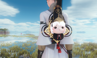 《逆水寒》中元節(jié)背飾無常·黑一覽