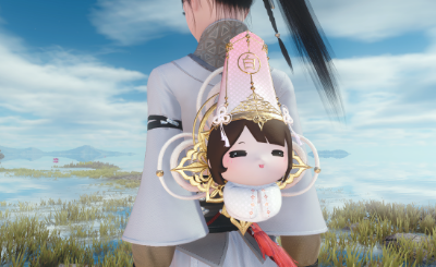 《逆水寒》中元節(jié)背飾無常·白一覽