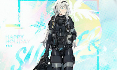 《少女前線》AN-94泳裝裝扮“潛水鐘與人偶