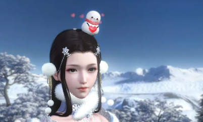 《逆水寒》冬至頭飾雪人·歡心一覽