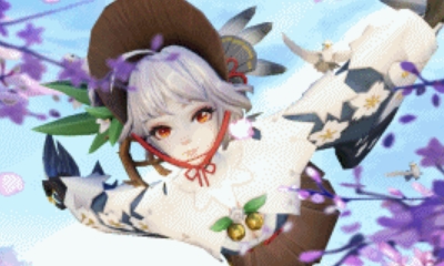 《決戰平安京》以津真天皮膚閑游春野圖鑒特效一覽