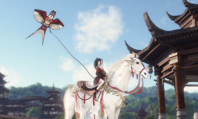 《逆水寒》春季紙鳶馬鞍飛鳶介紹