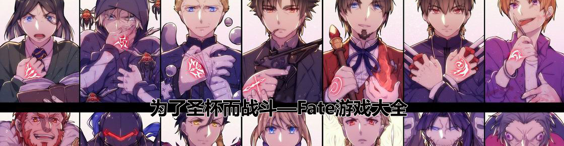 為了圣杯而戰(zhàn)斗—Fate游戲大全