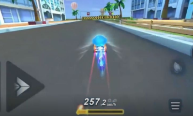 《跑跑卡丁車》手游濱海風景速技巧攻略