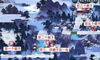 《剑网3：指尖江湖》落雁岭宝箱位置一览