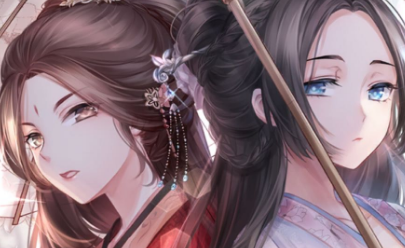 《閃耀暖暖》傾羽墨·一瞬傾城套裝介紹