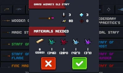 《元氣騎士》大巫師舊法杖武器品質性能詳解