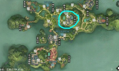 2019《一夢江湖》手游10月29日坐觀萬象打坐位置