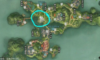 2019《一夢江湖》手游11月5日坐觀萬象打坐位置