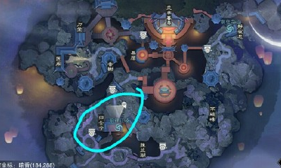 2019《一夢江湖》手游11月7日坐觀萬象打坐位置