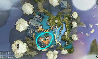 2019《一夢江湖》手游11月8日坐觀萬象打坐位置