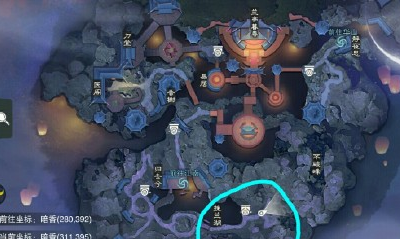 2019《一夢江湖》手游12月29日坐觀萬象打坐位置