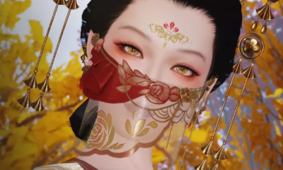 《一夢江湖》手游面紗掛件一泓春一覽