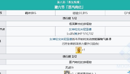 《fgo》淑女萊妮絲事件簿主線關卡第六節攻略