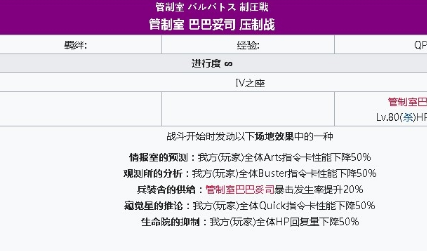 《fgo》巴巴托斯壓制戰速刷攻略