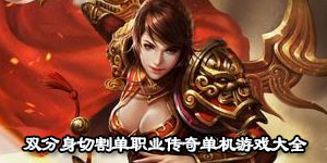 雙分身切割單職業傳奇單機游戲大全