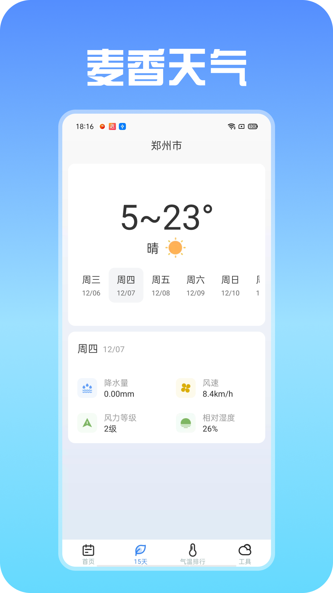 麥香天氣