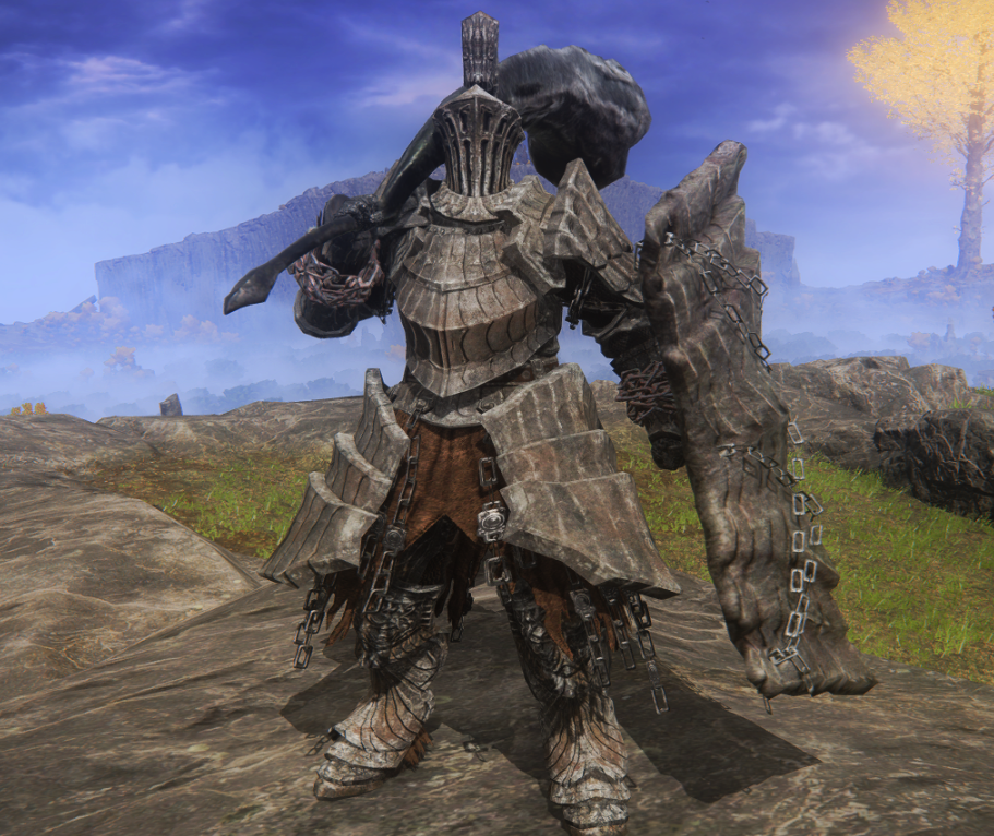 《艾爾登法環》黑暗之魂哈維爾套裝替換大山羊鎧甲MOD