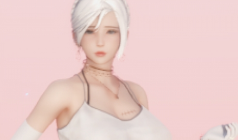 《ROOM Girl》白發優雅上流名媛小姐MOD