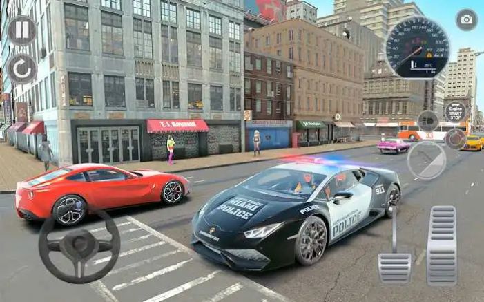 超級(jí)警車駕駛模擬器3D