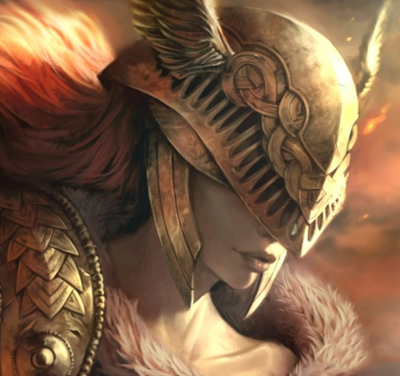 《艾爾登法環》女武神英氣面龐同人壁紙