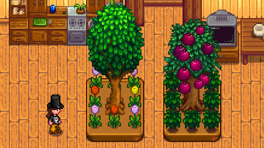 《星露谷物語》花盆種植樹木MOD