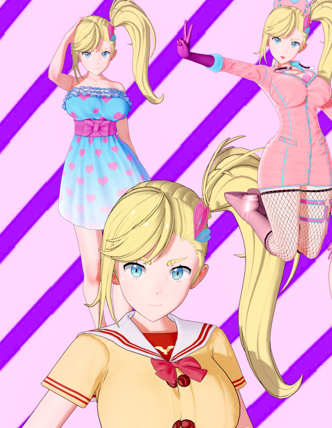 《戀活Sunshine》金發(fā)單馬尾元氣公主MOD