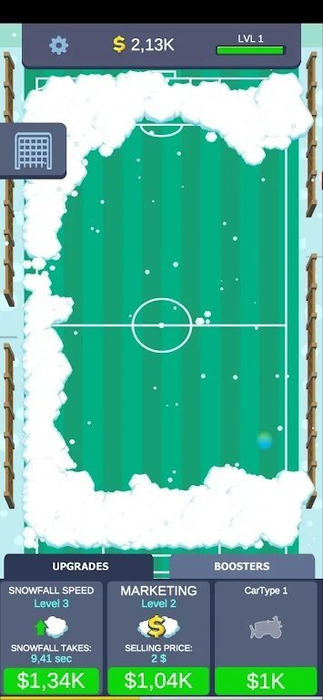 放置雪地清潔
