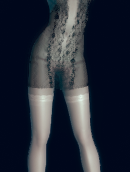 《AI少女》緊身黑白包臀蕾絲服飾MOD