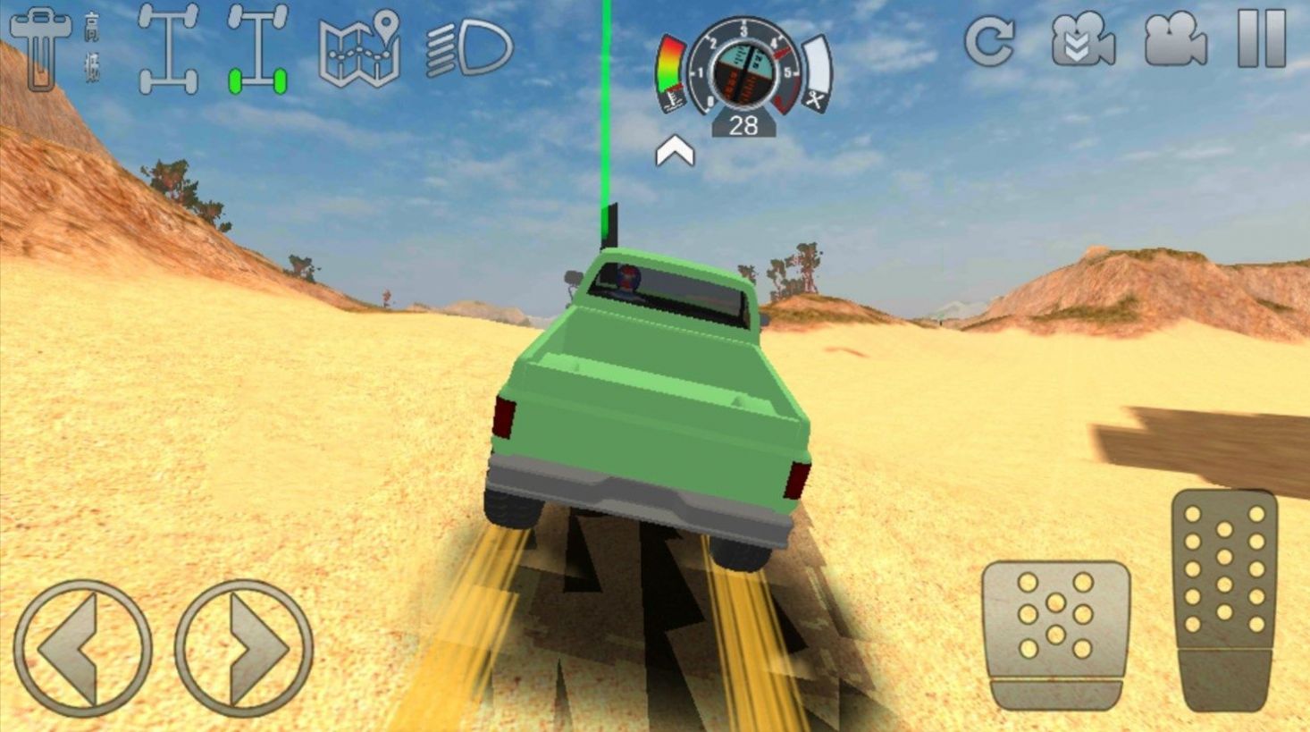模擬山地汽車