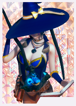 《AI少女》黑色短發清涼藍衣魔法師MOD