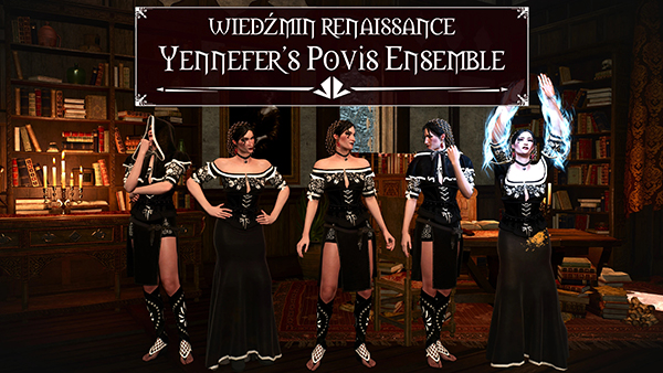 《巫師3：次世代版》葉奈法服裝重制MOD