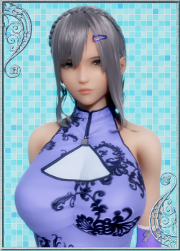 《ROOM Girl》高冷灰發旗袍御姐MOD
