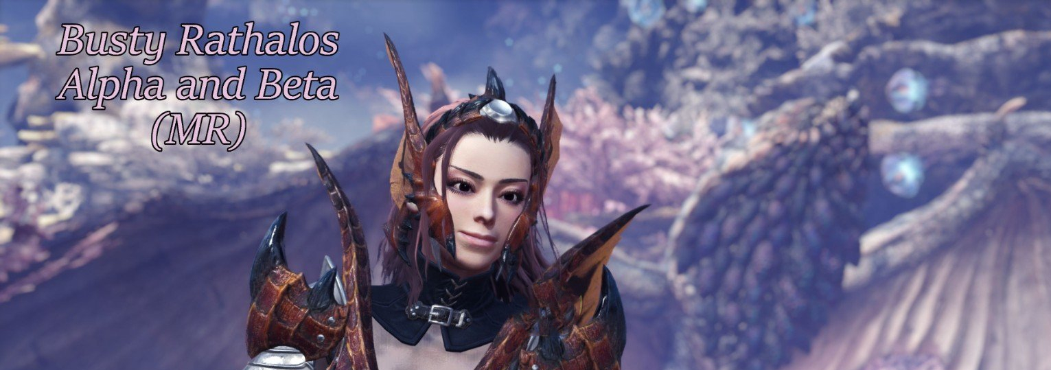 《怪物獵人：世界》豐滿的火龍Alpha和Beta套裝MOD