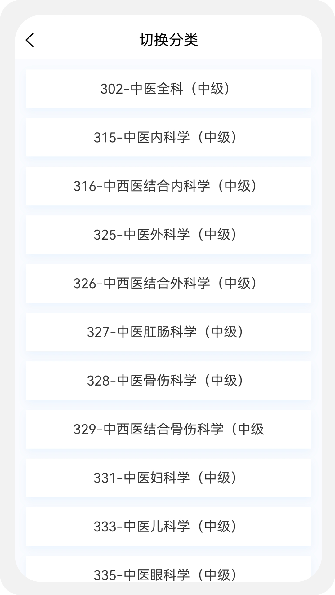 主治中醫原題庫