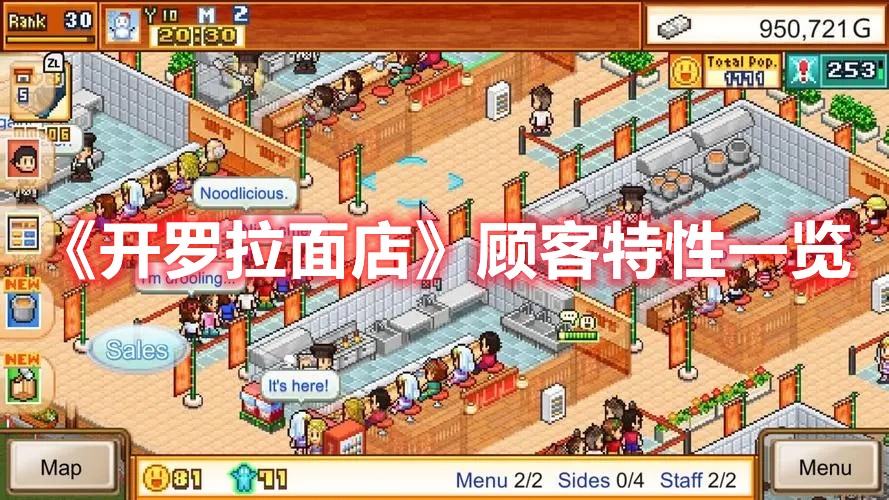 《開羅拉面店》顧客特性一覽