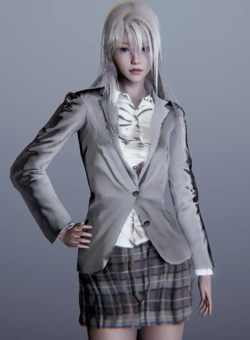 《AI少女》白毛女同學(xué)MOD