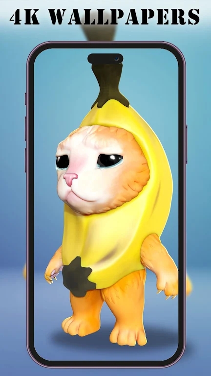 Banana Cat Wallpaper壁紙