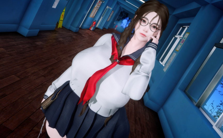 《上古卷軸5：天際重制版》清純女學生面部預設MOD